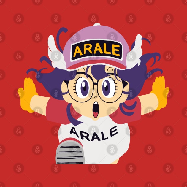 Arale chan running by Chill Studio