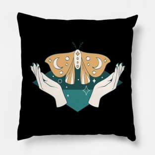 Moth energy healing Pillow