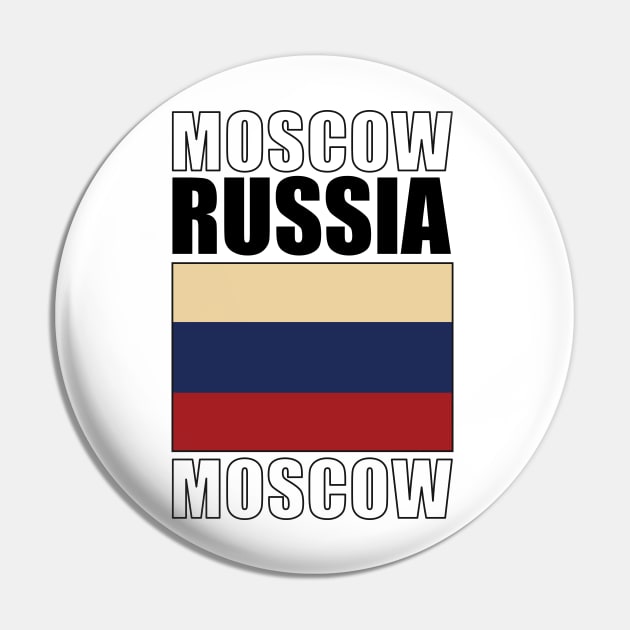 Flag of Russia Pin by KewaleeTee