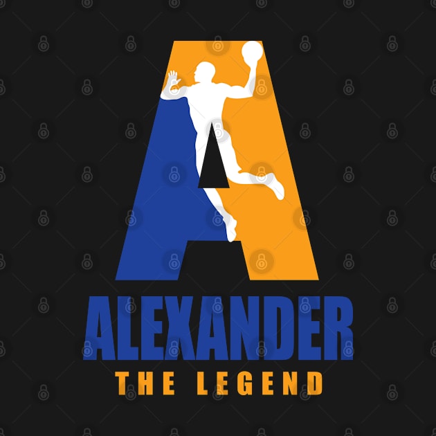 Alexander Custom Player Basketball Your Name The Legend by Baseball Your Name