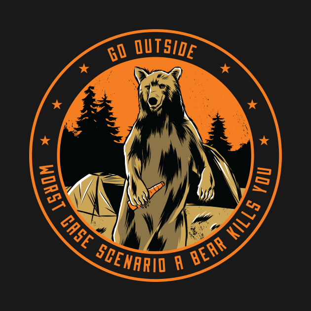 Go outside - funny outdoors design by LR_Collections