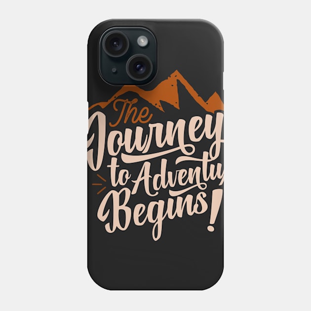 The Journey to adventure begins Phone Case by SpaceWiz95