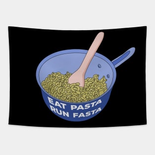 Eat pasta run fasta Tapestry