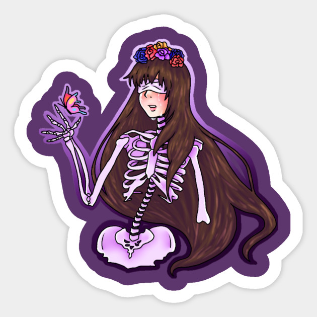 Death Is The Reflection Of Beauty Anime Girls Sticker Teepublic
