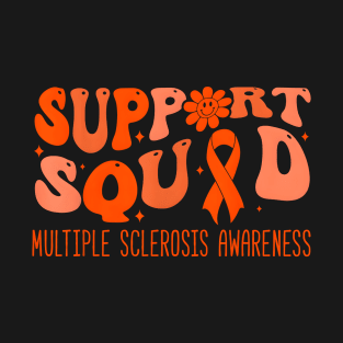 Support Squad MS Multiple Sclerosis Awareness T-Shirt