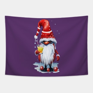 Norwegian Gnome Holding A Hot Toddy Tapestry