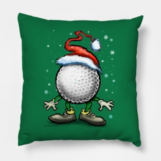 Golf Christmas Pillow