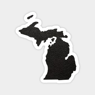 Michigan in Black Leather | Cherie's Art (c)2020 Magnet