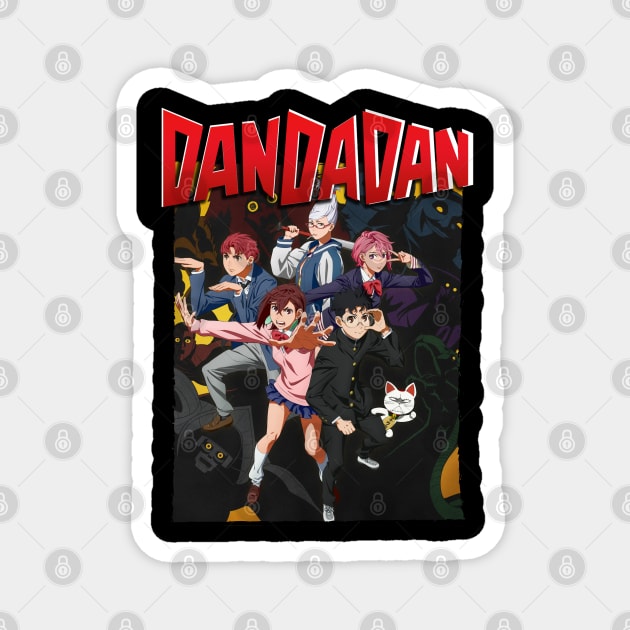 Dandadan Main poster Magnet by Otaku Vibes
