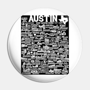 Austin Texas Map Pin