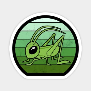 Retro Grasshopper Magnet
