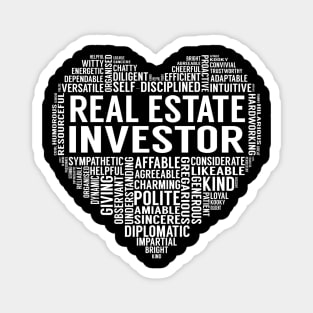 Real Estate Investor Heart Magnet