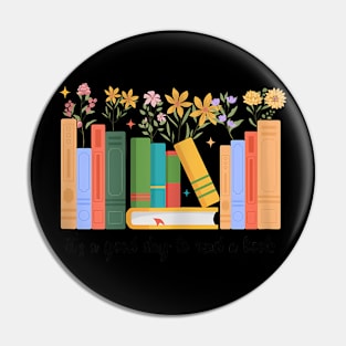 To Read A Book Teachers Librarian Book Pin