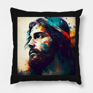 Another Beautiful Portrait of Jesus Christ Pillow