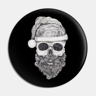 Santa claus skeleton. Pin