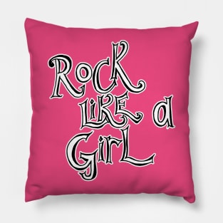 Rock Music Girls Pillow