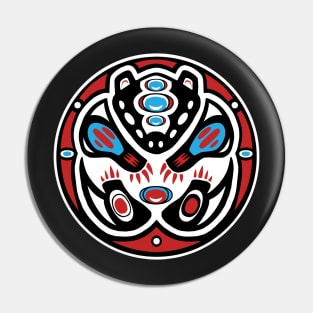 Bear Shamanic Animal Emblem Pin