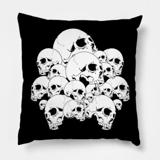 Pile of Skulls Pillow