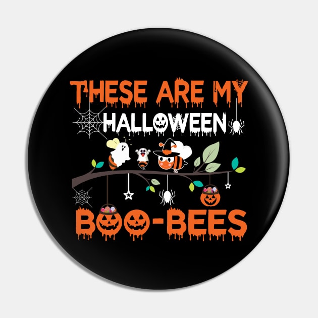 These are my Halloween Boo Bees Pin by Lin-Eve