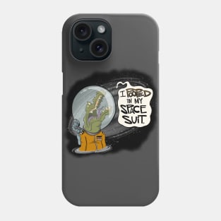 I Pooped in my Spacesuit - redux Phone Case