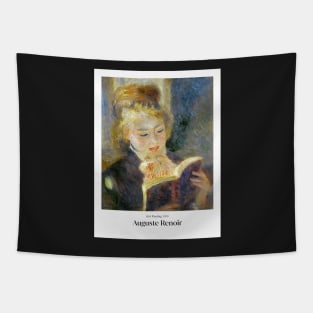 Girl Reading By Renoir Poster Tapestry