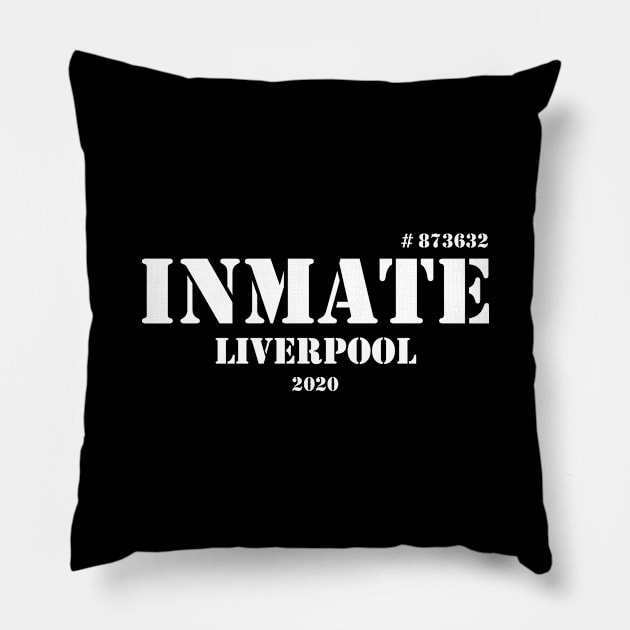 Inmate 2020 Liverpool Boris Johnson UK Lockdown 2020 Funny Shirt Pillow by Jas-Kei Designs