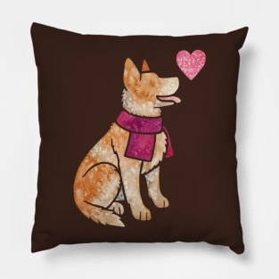 Australian Cattle Dog (red) Pillow