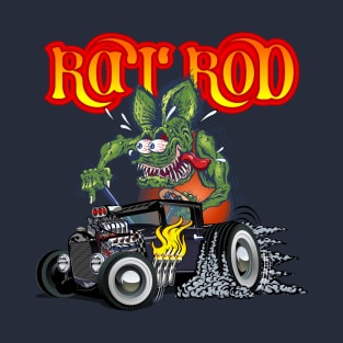 Cartoon retro rat rod T-Shirt