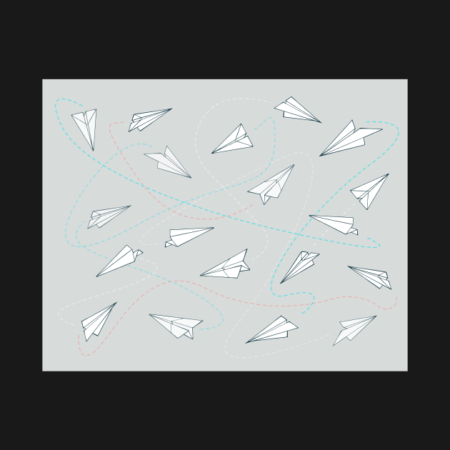 Paper planes pattern by bernardojbp