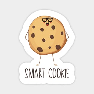 Smart Cookie Funny- Clever Cookie In Glasses Magnet