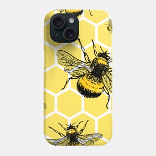 Honeycomb bee pattern Phone Case