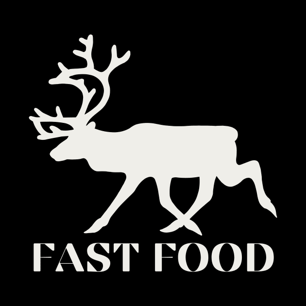 Running reindeer Fast food by NordicLifestyle