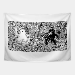 Heaven and Hell (horizontal) Tapestry