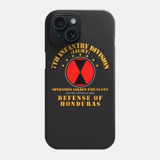 Golden Phesant - 7th Infantry Division Phone Case