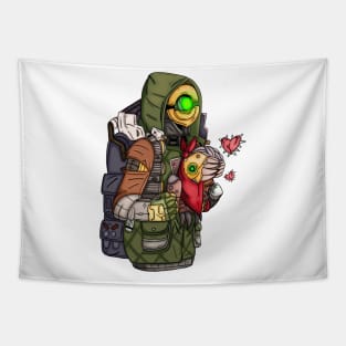 Borderlands Fl4k and Mr Chew Tapestry