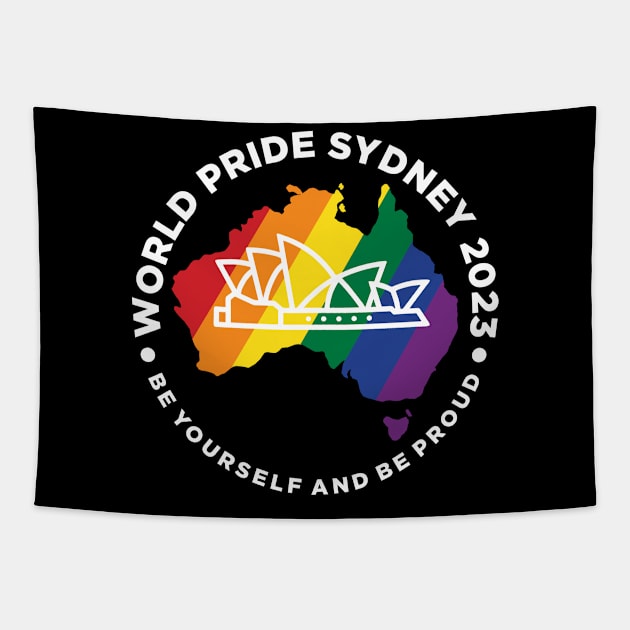 sydney pride festival 2023 Tapestry by Soulcatcher