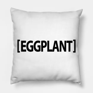 Eggplant Emoji Pillow