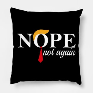 nope trump Pillow