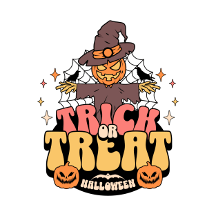 Trick or Treat Halloween Fun Spooky Funny T-Shirt