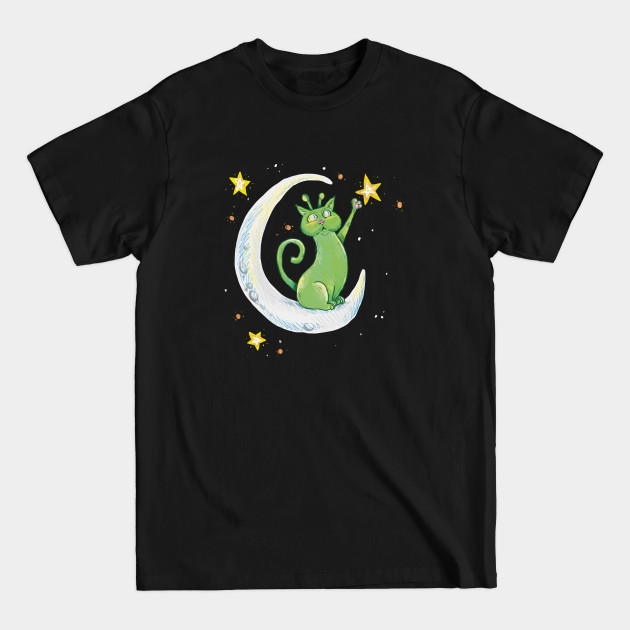 Discover Alien Cat - Cat - T-Shirt