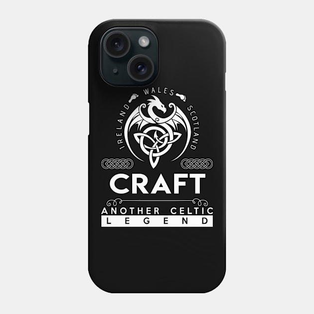 Craft Name T Shirt - Another Celtic Legend Craft Dragon Gift Item Phone Case by harpermargy8920