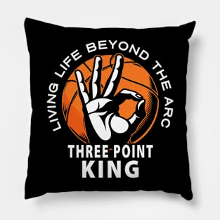 Three-Point Shooter Basketball Beyond the Arc 3 Pointer Pillow
