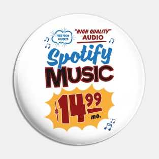 Spotify Retro Sign Pin