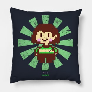 Chara Retro Japanese Undertale Pillow