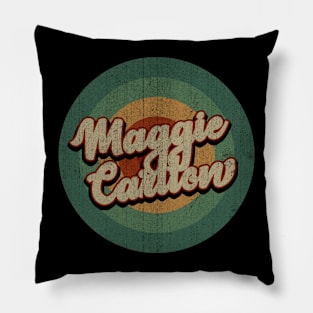 Circle Retro Vintage Maggie Carlton Pillow