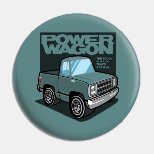 Teal Frost Metallic - Power Wagon (1980 Pin