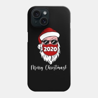 Merry Christmask 2020 Masked Santa For Christmas Pajamas Family Xmas Phone Case