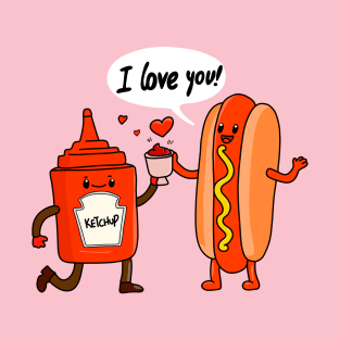 ketchup and hot dog T-Shirt