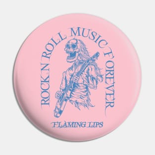 Flaming Lips /// Skeleton Guitar Player Pin