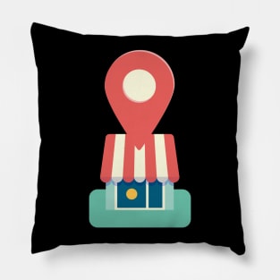 my location Pillow